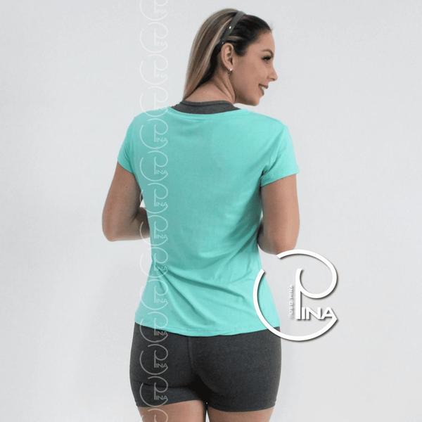 Imagem de Camiseta Poliamida Dry Fit Seca Fácil P M G GG PINA 