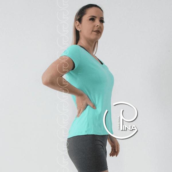 Imagem de Camiseta Poliamida Dry Fit Seca Fácil P M G GG PINA 