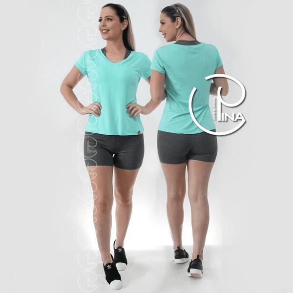 Imagem de Camiseta Poliamida Dry Fit Seca Fácil P M G GG PINA 