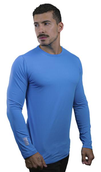 Imagem de Camiseta Poliamida Premium Skube Com Proteção UV 50+ Dry Fit Segunda Pele Térmica Tecido Termodry Manga Longa