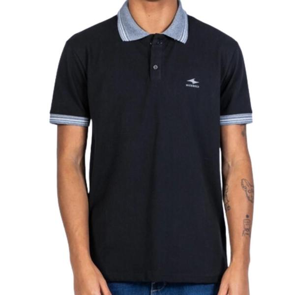 Imagem de Camiseta Polo Nicoboco Original Alta Qualidadestretch Joey Preto - Conforto E Estilo