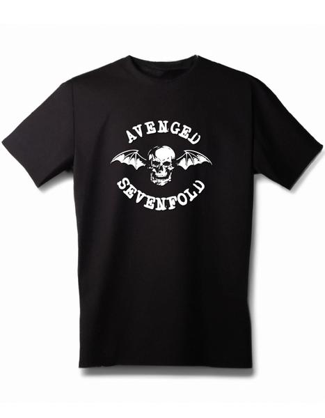 Imagem de Camiseta Preta Avenged Sevenfold Rock Heavy Metal m05