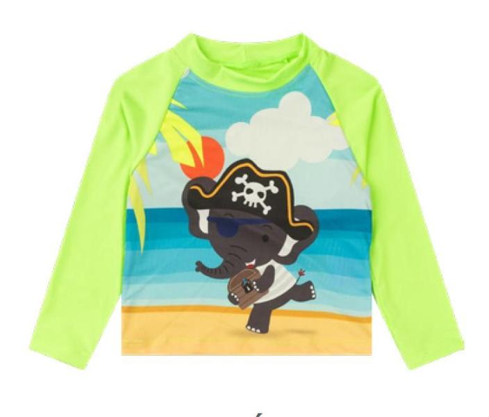 Imagem de Camiseta Proteção Solar UV Infantil Roupa Praia Termica