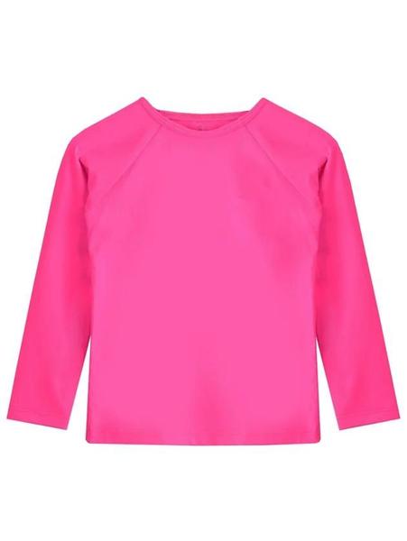 Imagem de Camiseta Proteção Solar UV Infantil Roupa Praia Termica Lisa