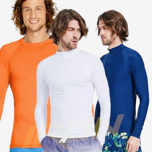 Camiseta Proteção Solar UV Praia Térmica Masculina PLT 357 - IRON Imagem de Camiseta Proteção Solar UV Praia Térmica Masculina PLT 357