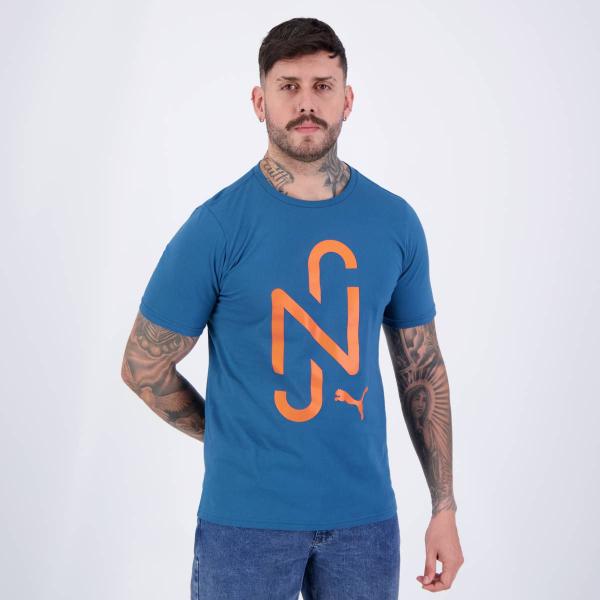 Imagem de Camiseta Puma Neymar Jr NJR Casuals Azul