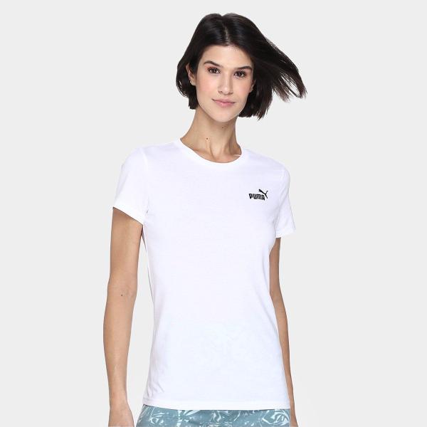 Camiseta Puma Small no. 1 Logo Feminina Camiseta Puma Small no. 1 Logo Feminina