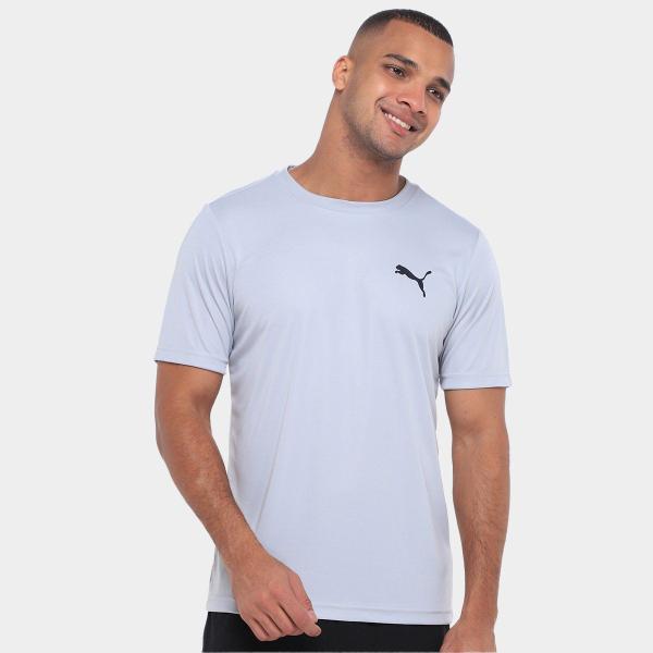 Camiseta Puma Small Poly Masculina Camiseta Puma Small Poly Masculina
