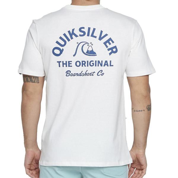 Imagem de Camiseta Quiksilver Classic Arch SM25 Masculina Snow White