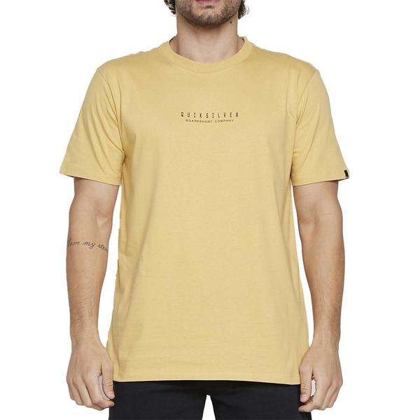 Imagem de Camiseta Quiksilver Hibiscus Pop SM25 Masculina Mostarda