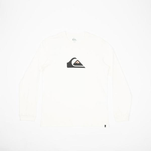 Imagem de Camiseta Quiksilver Manga Longa Comp Logo WT24 Off White