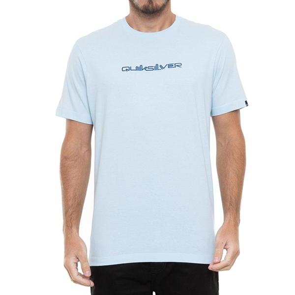 Imagem de Camiseta Quiksilver Omni Font Azul Claro