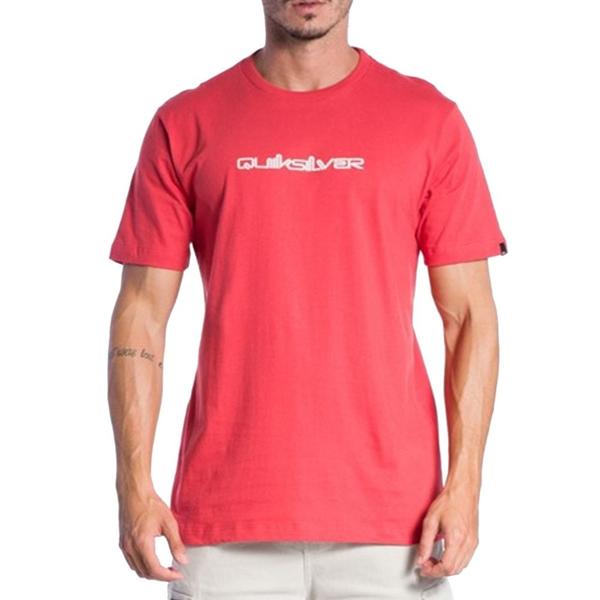 Imagem de Camiseta Quiksilver Omni Font Vermelha