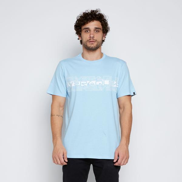 Imagem de Camiseta quiksilver original word block vermelho claro