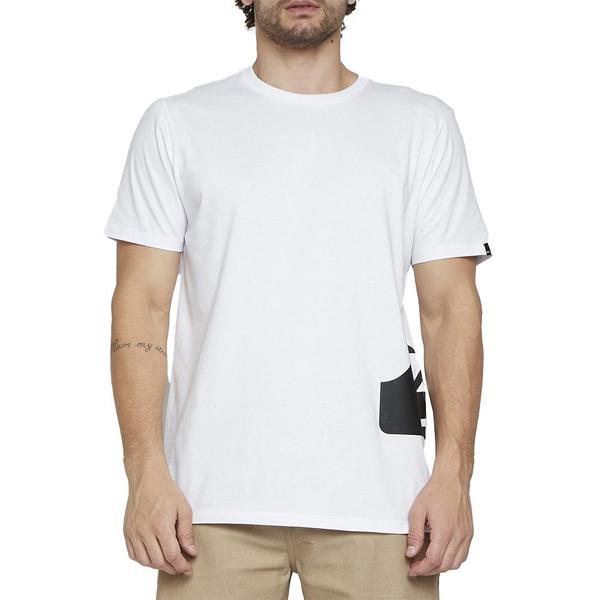 Imagem de Camiseta Quiksilver Side Logo SM25 Masculina Branco