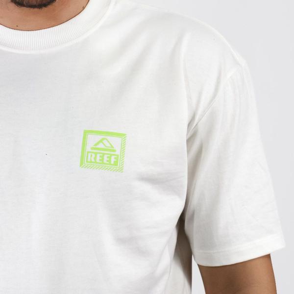 Imagem de Camiseta Reef Logo Square Off White