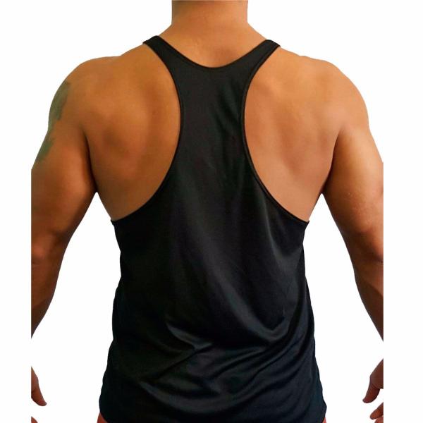 Imagem de Camiseta Regata Cavada Masculina Fitness Academia Lisa