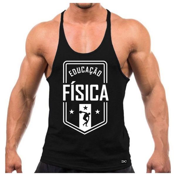 Imagem de Camiseta Regata Cavada Masculino Academia Treino Musculação Profissão