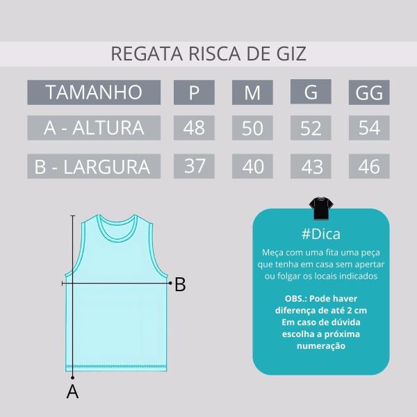 Imagem de Camiseta Regata Fitness Risca de Giz Super Leve Preta Selene