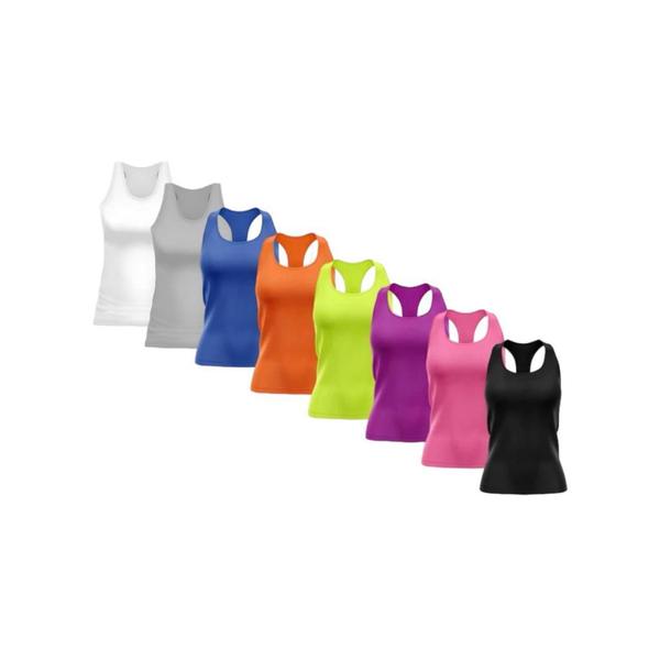 Camiseta REGATA MALHA FRIA POLIAMIDA feminina Dry Fit tecido furadinho Academia Fitness Corrida 658 - Iron Imagem de Camiseta REGATA MALHA FRIA POLIAMIDA feminina Dry Fit tecido furadinho Academia Fitness Corrida 658