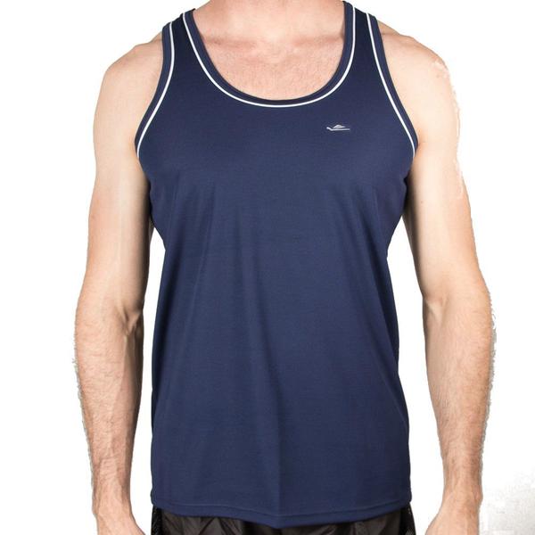 Imagem de Camiseta regata masculina leve e confortável 100% poliéster