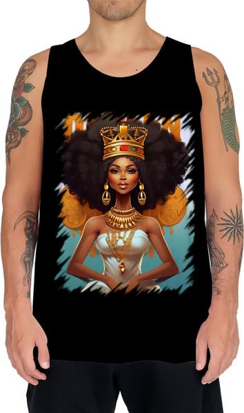 Imagem de Camiseta Regata Rainha Africana Queen Afric 8