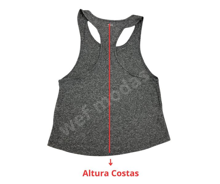 Imagem de Camiseta Regata Super Cavada Feminina Dry Fit Fitness Selene