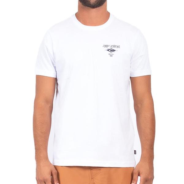 Imagem de Camiseta Rip Curl Fadeout Essential SM24 Masculina Branco