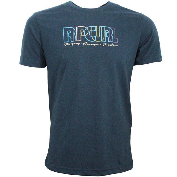 Imagem de Camiseta Rip Curl Front Repeater Marinho Masculina