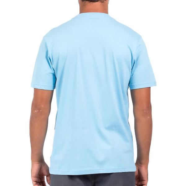 Camiseta Rip Curl Icon Palm SM24 Masculina Sky Blue Imagem de Camiseta Rip Curl Icon Palm SM24 Masculina Sky Blue