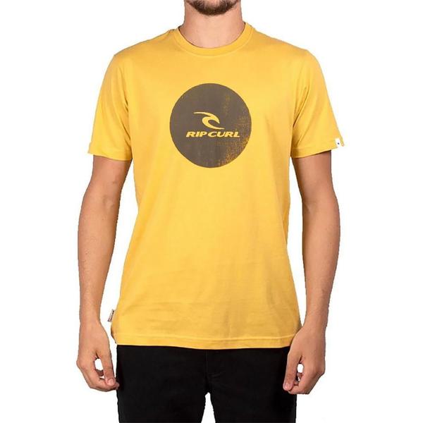 Imagem de Camiseta Rip Curl Round Icon Corp SM23 Masculina Golden