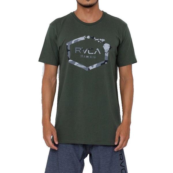 Imagem de Camiseta RVCA Island Hex Masculina Verde