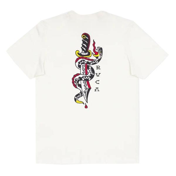 Imagem de Camiseta RVCA Saber Snake Off White