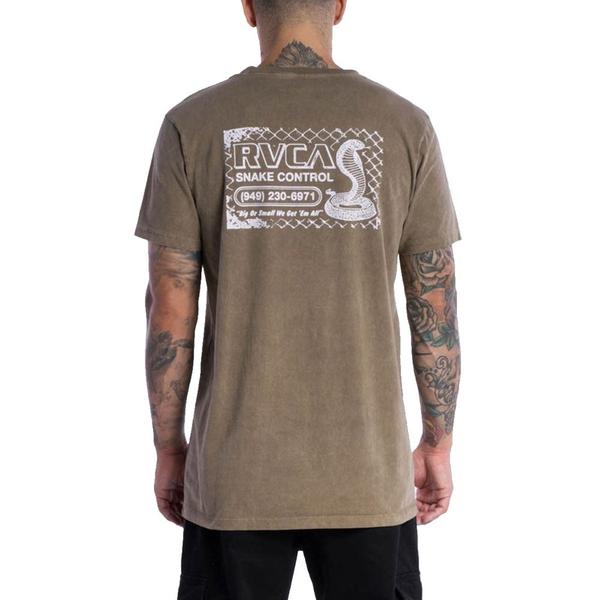 Imagem de Camiseta RVCA Snake Control Marrom