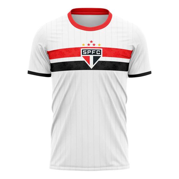 Imagem de Camiseta São Paulo Stencil Masculina - Branco