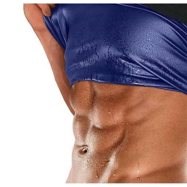 Imagem de Camiseta sauna portatil roupa mulher treinamento treino corrida bike abdominal feminino