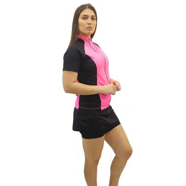 Imagem de Camiseta Short Saia de Ciclismo - Feminino (Conjunto)