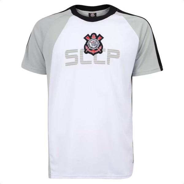 Imagem de Camiseta SPR Dry Corinthians Sccp Masculina Branco