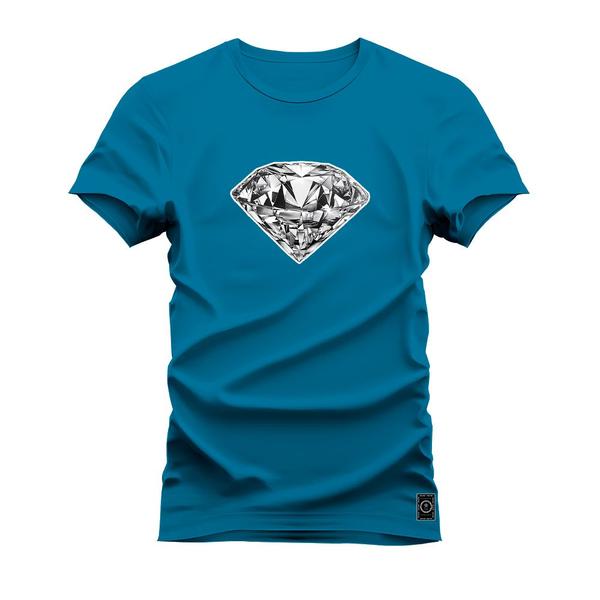 Imagem de Camiseta Tecido Confortável Estampada Varias Cores Diamond