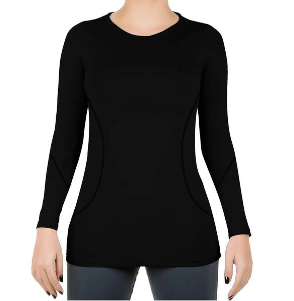 Imagem de Camiseta Termica Elite Segunda Pele Woman FIT Preto