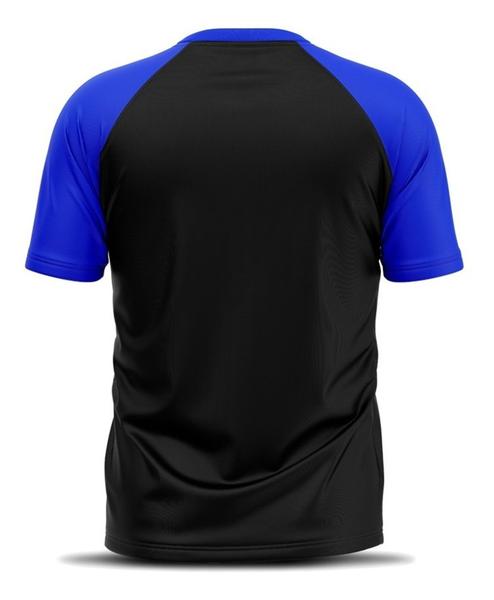 Imagem de Camiseta Térmica Esportiva Colegial Manga Curta Rash Guard Masculina Feminina Academia Treino Preto