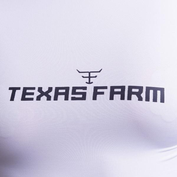 Imagem de Camiseta Térmica Feminina Uv50+ Texas Farm - Uvf006 - Branco/ Preto