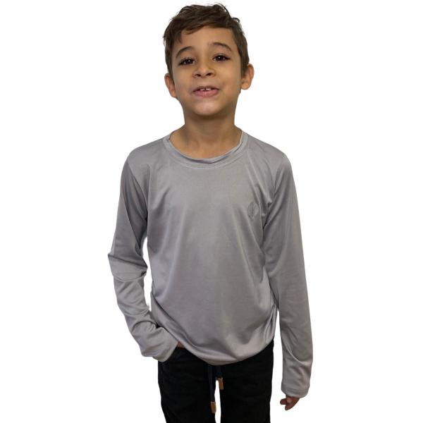 Imagem de Camiseta Térmica Infantil Juvenil Microfibra Proteção UV 50 FPS