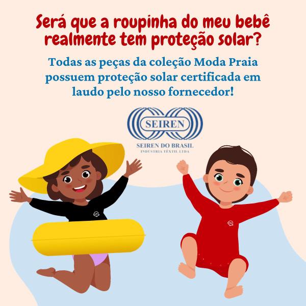 Imagem de Camiseta Térmica Infantil Proteção Solar Uv50+ Praia