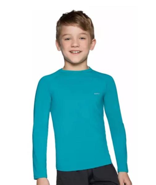 Imagem de Camiseta Térmica Infantil Proteção Uv Unissex 7 Cores Selene