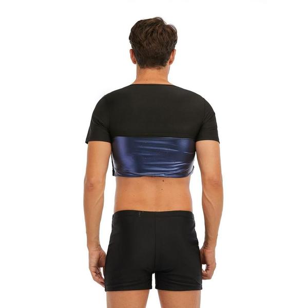 Camiseta Térmica Masculina Modeladora com Manga Curta - Efeito Sauna e Queima de Gordura - Salles Tecnologia - Magalu Imagem de Camiseta Térmica Masculina Modeladora com Manga Curta - Efeito Sauna e Queima de Gordura
