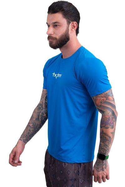 Imagem de Camiseta Térmica Masculina Uv50+ M. Curta Texas Farm - Fit - Cmf001 - Azul Profundo