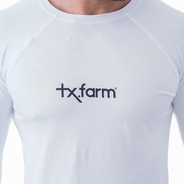 Imagem de Camiseta Térmica Masculina Uv50+ Texas Farm - Uvm001 - Branco