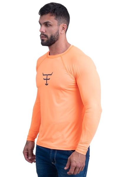 Imagem de Camiseta Térmica Masculina Uv50+ Texas Farm - Uvm006 - Laranja Neon