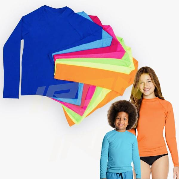 Imagem de Camiseta Térmica Proteção UV Manga Longa Solar Infantil  245